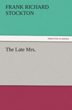 portada the late mrs. (en Inglés)