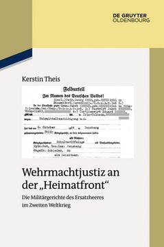portada Wehrmachtjustiz an der "Heimatfront" (en Alemán)