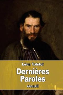 portada Dernières Paroles (en Francés)