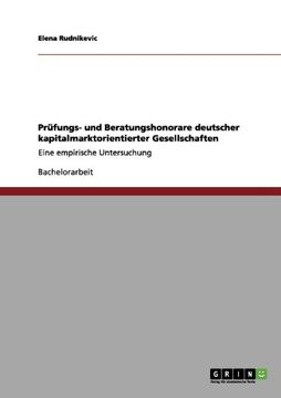 portada Prüfungs- und Beratungshonorare deutscher kapitalmarktorientierter Gesellschaften