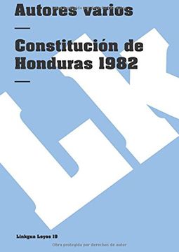 portada Constitución de Honduras 1982 (in Spanish)