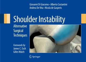 portada Shoulder Instability. Alternative Surgical Techniques (in English)