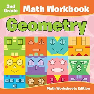 portada 2nd Grade Math Workbook: Geometry | Math Worksheets Edition (en Inglés)