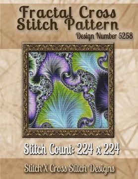 portada Fractal Cross Stitch Pattern: Design No. 5258 (en Inglés)