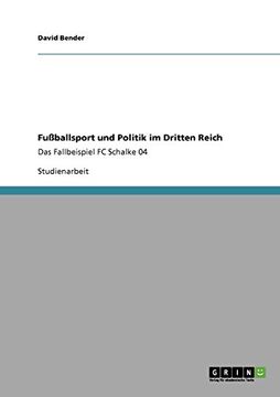 portada Fußballsport und Politik im Dritten Reich (German Edition)