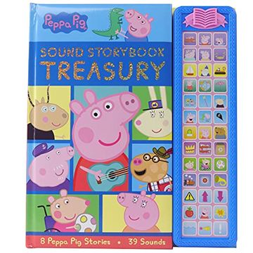 portada Peppa pig - Sound Storybook Treasury 39-Button Sound Book - pi Kids (Play-A-Sound) (in English)