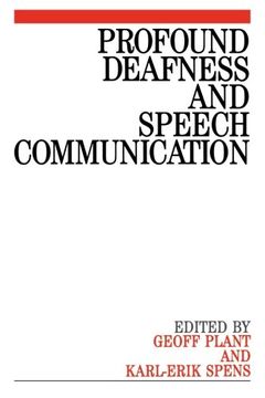 portada profound deafness and speech communication