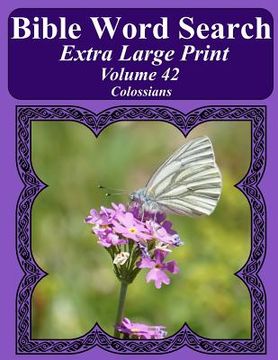 portada Bible Word Search Extra Large Print Volume 42: Colossians (in English)