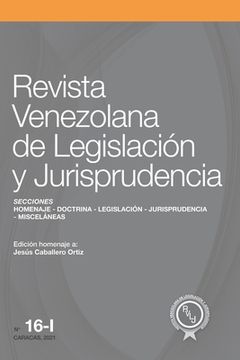 portada Revista Venezolana de Legislación y Jurisprudencia N.° 16-l (in Spanish)