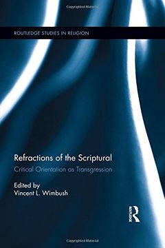 portada Refractions of the Scriptural: Critical Orientation as Transgression (en Inglés)