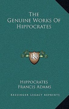 portada the genuine works of hippocrates (in English)