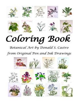 portada Botanical Art Coloring Book: Fine Art from Original Pen & Ink Drawings