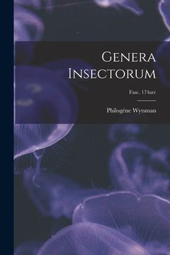 portada Genera Insectorum; fasc. 174arc (en Inglés)