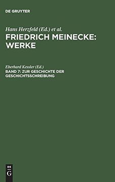 portada Zur Geschichte der Geschichtsschreibung (in German)