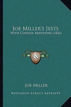 portada joe miller's jests: with copious additions (1836) (en Inglés)
