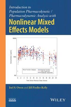 portada Introduction To Population Pharmacokinetic / Pharmacodynamic Analysis With Nonlinear Mixed Effects Models (in English)