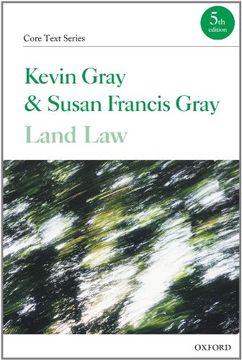 portada Land law (Core Texts Series) (en Inglés)