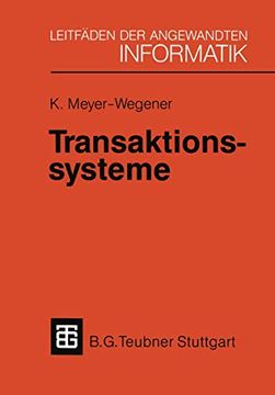 portada Transaktionssysteme: Funktionsumfang, Realisierungsmöglichkeiten, Leistungsverhalten (en Alemán)