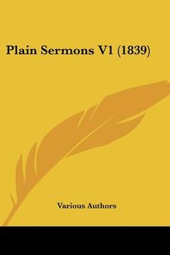 portada plain sermons v1 (1839) (in English)
