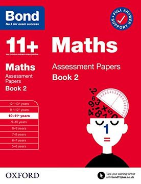 portada Bond 11+ Maths Assessment Papers 10-11 Years Book 2 (Bond: Assessment Papers) (en Inglés)