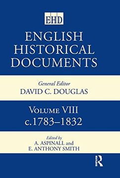 portada English Historical Documents: Volume 8 1783-1832 (en Inglés)