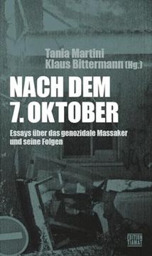 portada Nach dem 7. Oktober (in German)