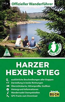 portada Harzer Hexen-Stieg: Offizieller Wanderführer in Beide Richtungen (en Alemán)