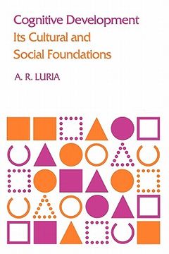 portada Cognitive Development: Its Cultural and Social Foundations (in English)