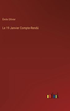portada Le 19 Janvier Compte-Rendú (in French)