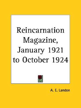 portada reincarnation magazine, january 1921 to october 1924