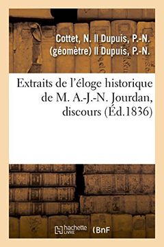 portada Extraits de L'éloge Historique de m. A. -J. -N. Jourdan, Discours (Histoire) (en Francés)