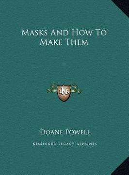 portada masks and how to make them (en Inglés)