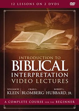 portada Introduction to Biblical Interpretation Video Lectures: An Introduction