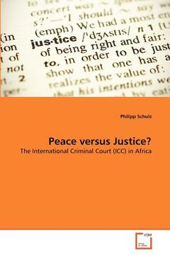 portada peace versus justice? (in English)