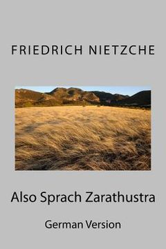 portada Also Sprach Zarathustra: German Version (en Alemán)