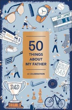 portada 50 Things About My Father (Fill-in Gift Book) (Journals)