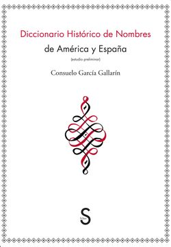 portada Diccionario Histórico de Nombres de América y España