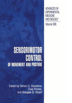 portada Sensorimotor Control of Movement and Posture (en Inglés)