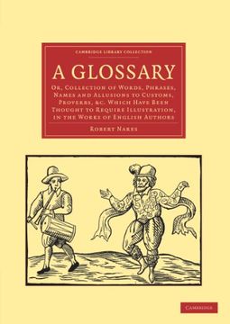 portada A Glossary (Cambridge Library Collection - Literary Studies) (en Inglés)