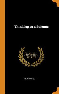 portada Thinking as a Science 
