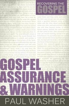 portada Gospel Assurance and Warnings (Recovering the Gospel) (en Inglés)