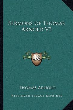 portada sermons of thomas arnold v3 (in English)