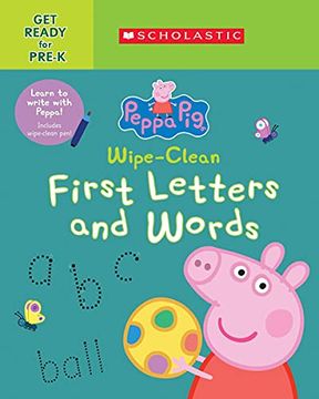 portada Peppa Pig: Wipe-Clean First Letters and Words (en Inglés)