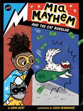 portada Mia Mayhem and the cat Burglar (12) (en Inglés)