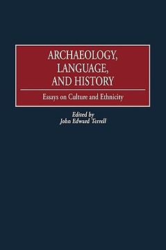 portada archaeology, language, and history: essays on culture and ethnicity (in English)