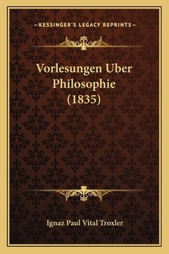portada Vorlesungen Uber Philosophie (1835) (en Alemán)