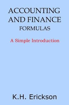 portada Accounting and Finance Formulas: A Simple Introduction (in English)