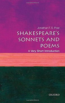 portada Shakespeare's Sonnets and Poems: A Very Short Introduction (Very Short Introductions) (in English)