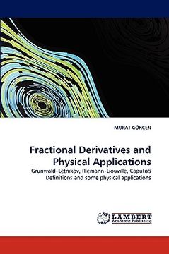 portada fractional derivatives and physical applications (in English)