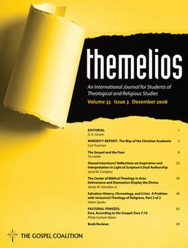 portada Themelios, Volume 33, Issue 3 (en Inglés)